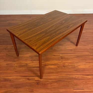 Danish Modern Teak Draw Leaf Dining Table