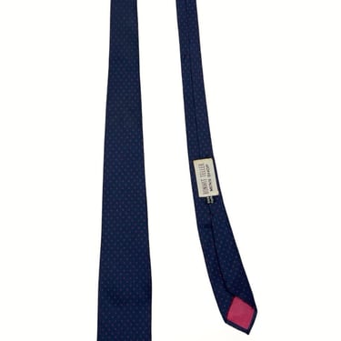 Vintage 1950s/1960s BONWIT TELLER 100% Silk Polka Dot Necktie ~ Foulard ~ Preppy / Ivy Style / Trad ~ Tie 