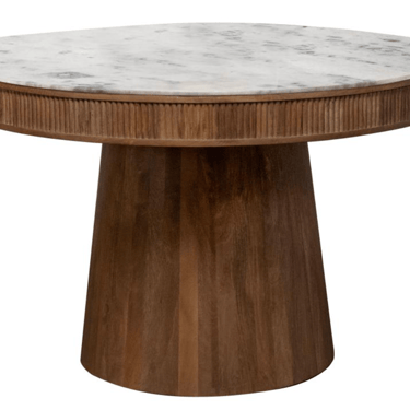 Ortega Round Marble Dining Table