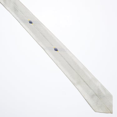 Vintage 50s/60s Beige Skinny Necktie 