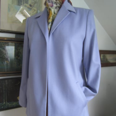 Purple  Cashmere and Wool Blazer, Mint Condition, Fully Lined, Pockets, Size S/ M 