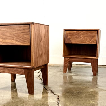 Handcrafted Walnut Nightstands | Ready to Ship