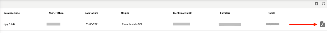 Lista fatture da registrare
