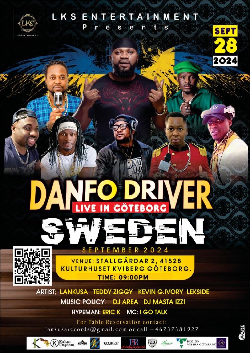 Danfo Driver live in Goteborg Sweden