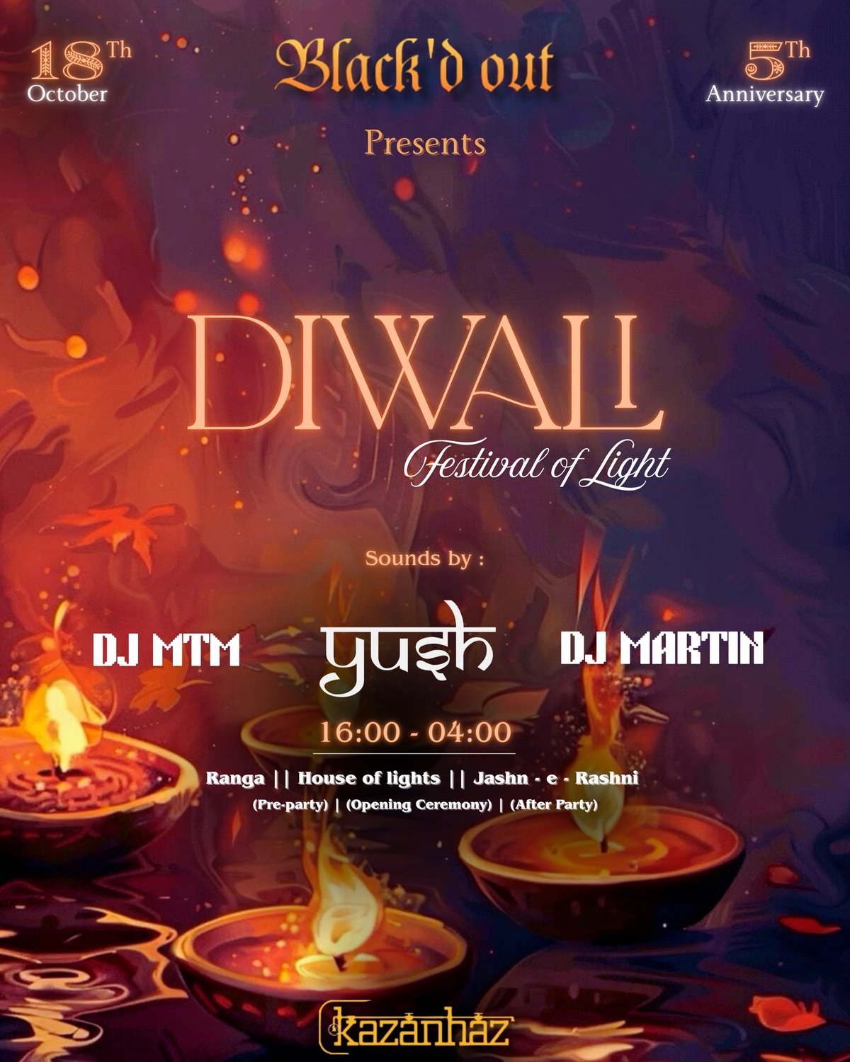 DIWALI’25: Festival of Lights (5th Anniversary special)