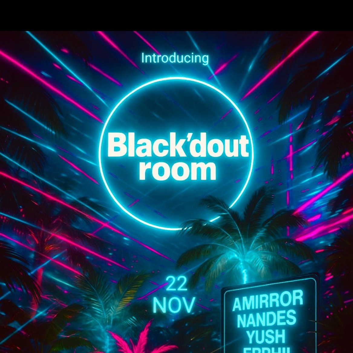 Black’d Out Room: Atmospheric Boiler room