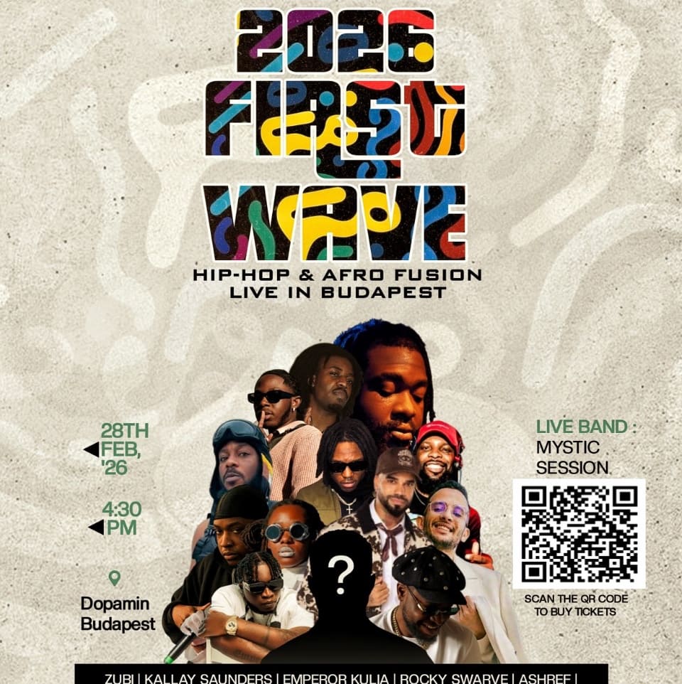 2026 First Wave: Hip-Hop & Afro-Fusion Live in Budapest