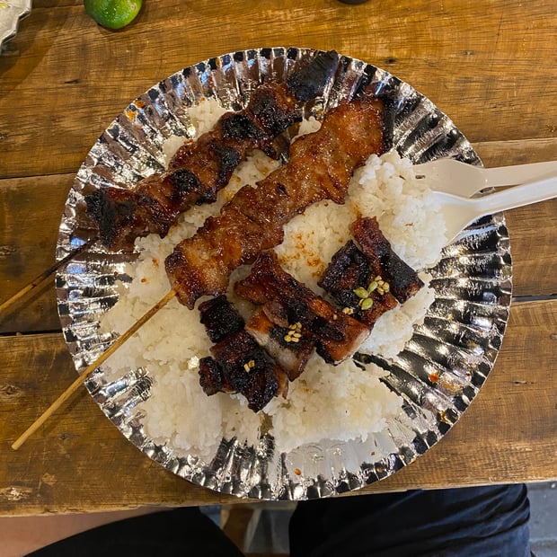 Photo of BBQ skewers