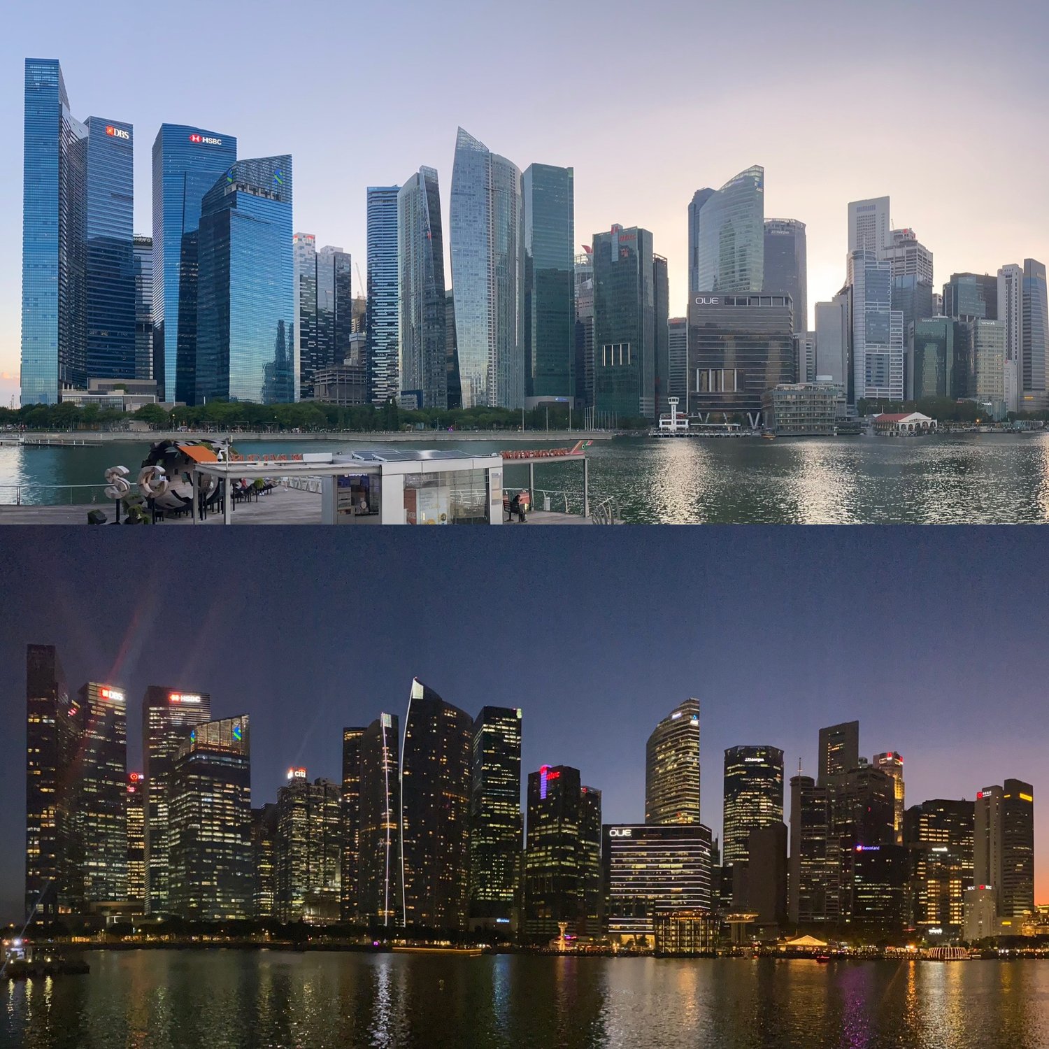 Photo of Singapore's skyline