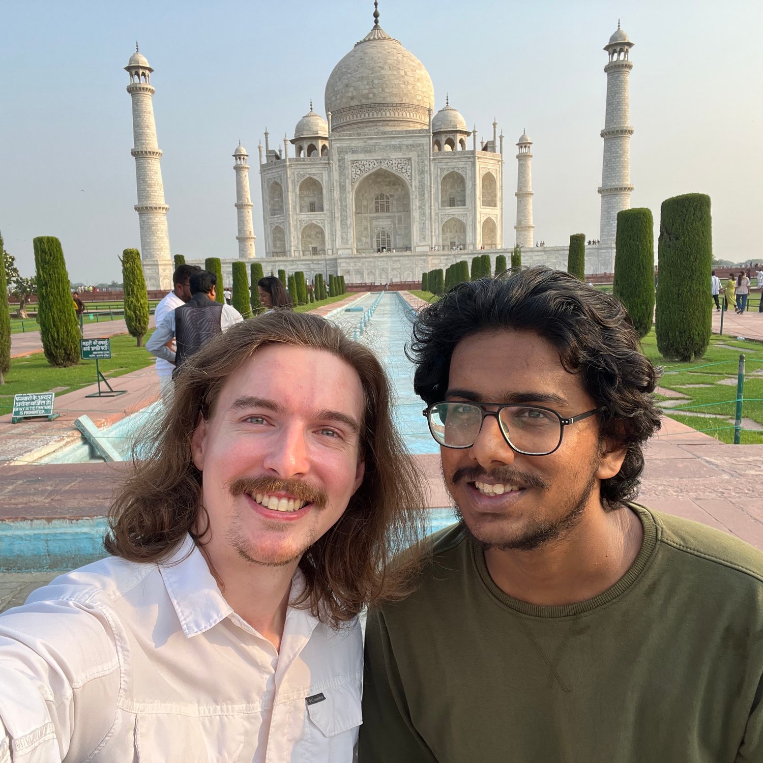 Photo of Taj Mahal w/ Sanchin 🇮🇳