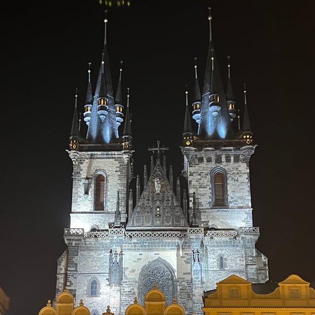 Photo of Church of Our Lady before Týn (night)