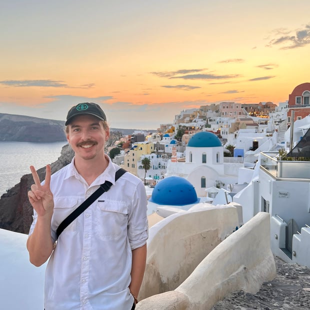 Photo of Sunset in Santorini