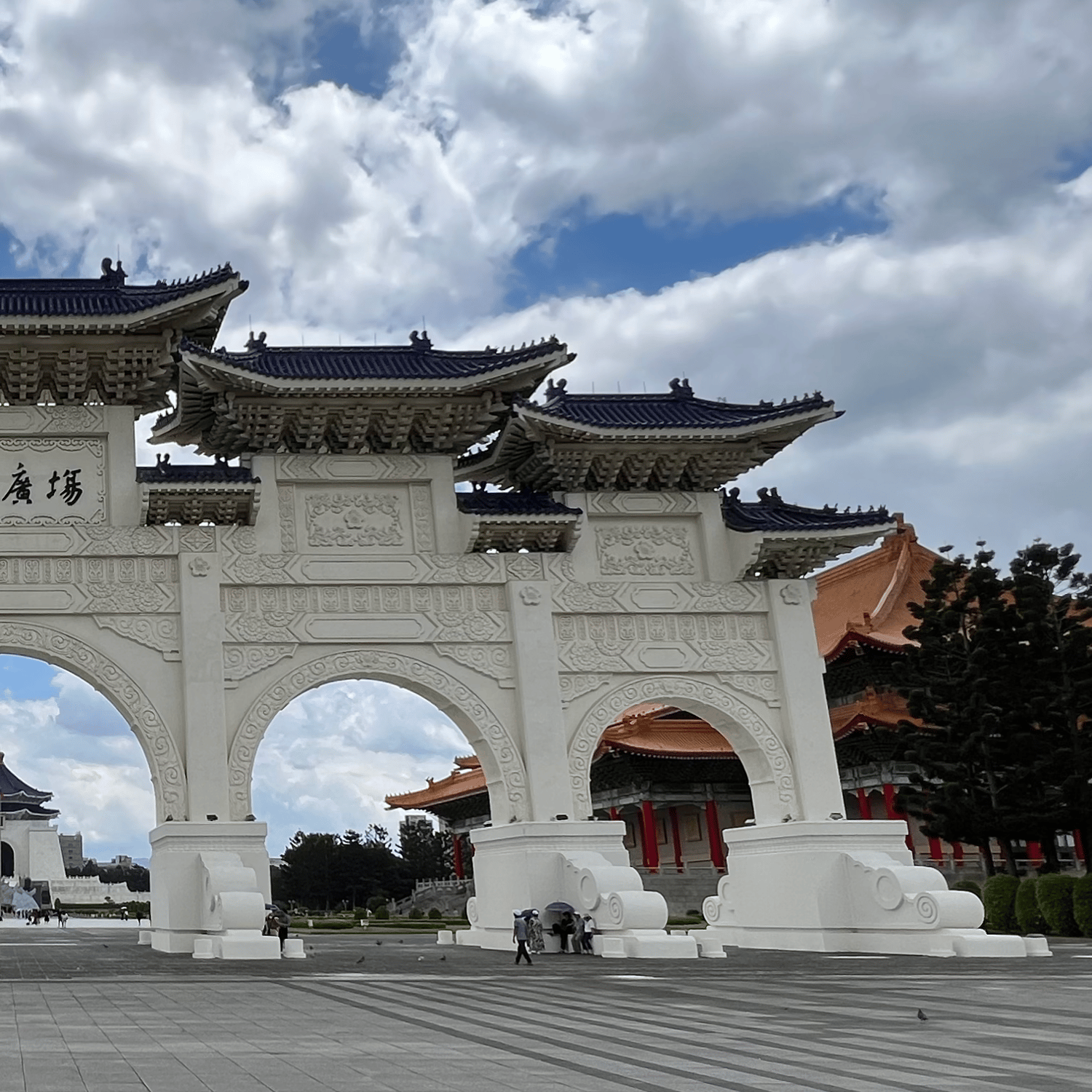 Photo of Liberty Square Arch (right)
