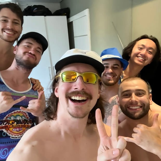 Photo of First day of Carnival w/ Pedro, Jango, Lucas, Caio 🇧🇷 & Long 🇭🇰