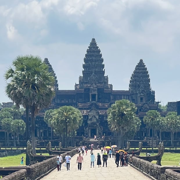 Photo of Angkor Wat (frontside)