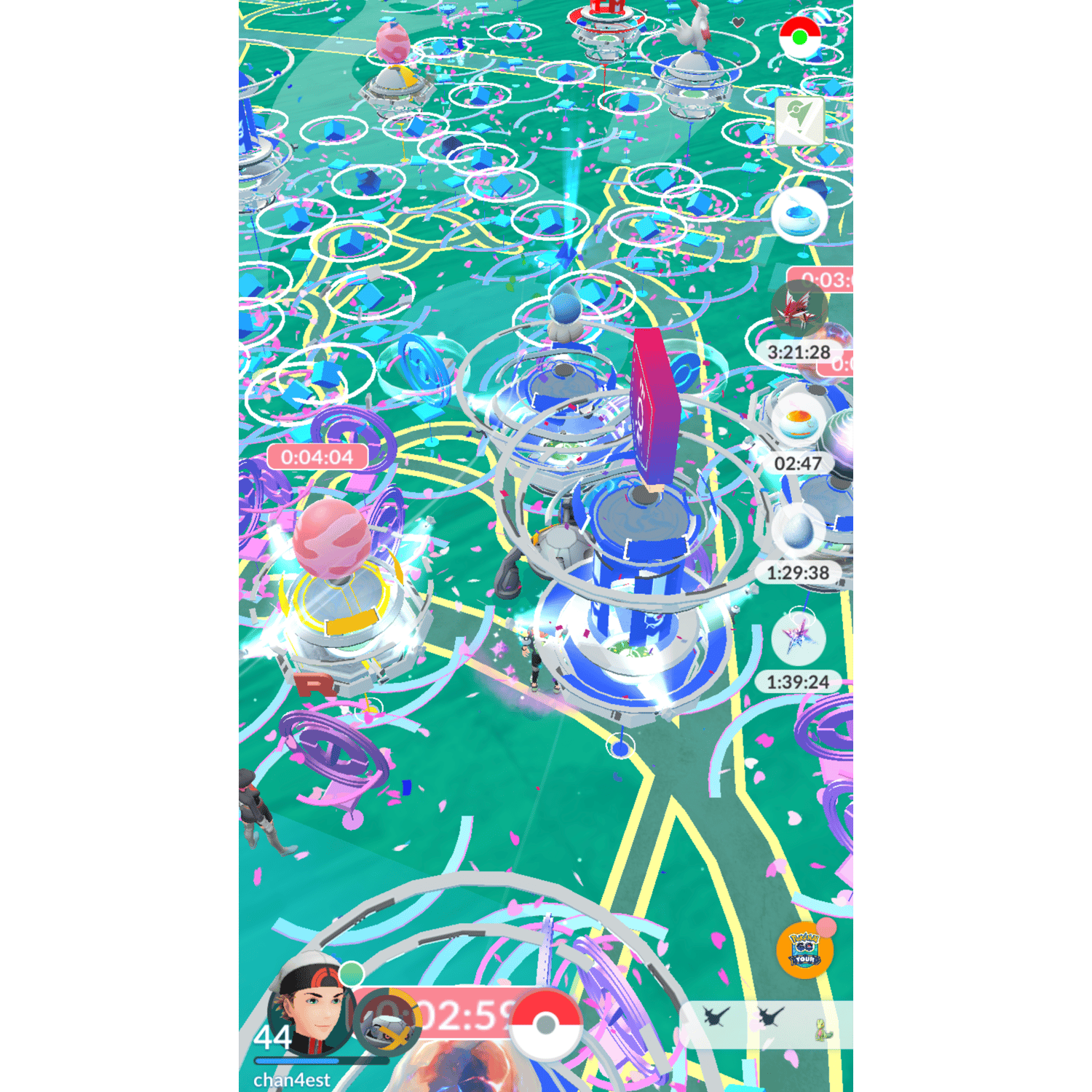 Photo of GO Tour Hoenn insanity at Parque Ibirapuera