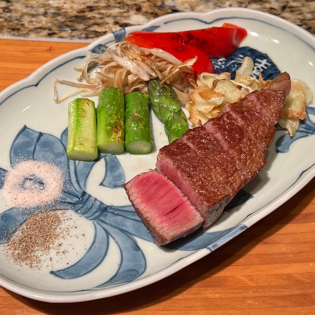 Photo of Japanese Wagyu teppanyaki