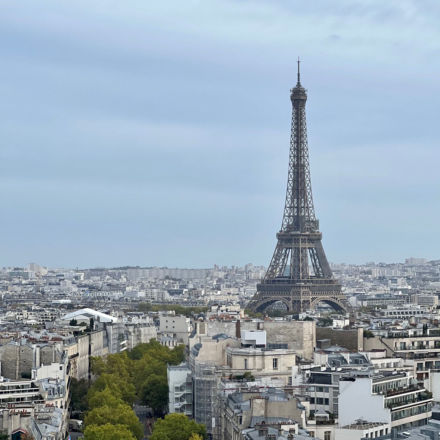 Photo of View from atop the Arc de Triomphe