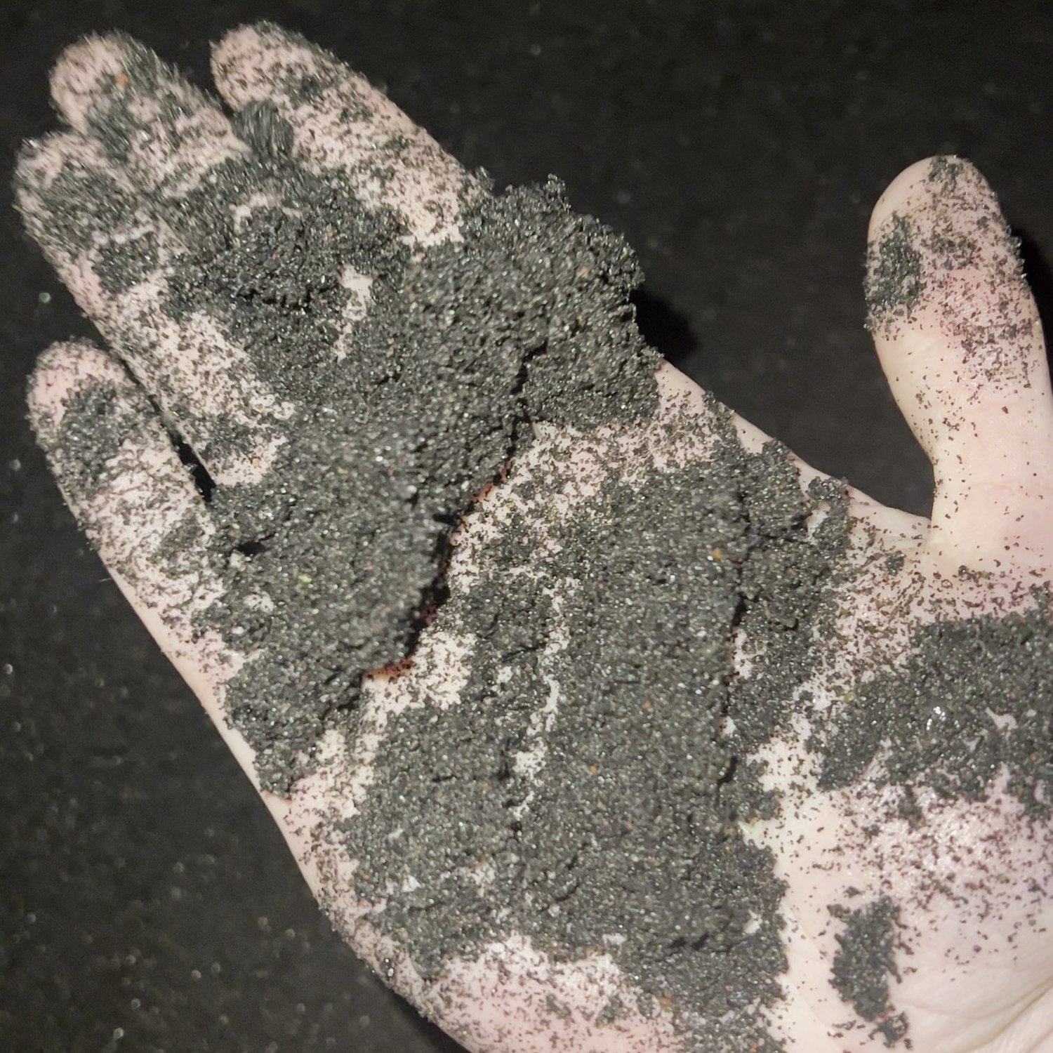Photo of Black sand at the black sand beach