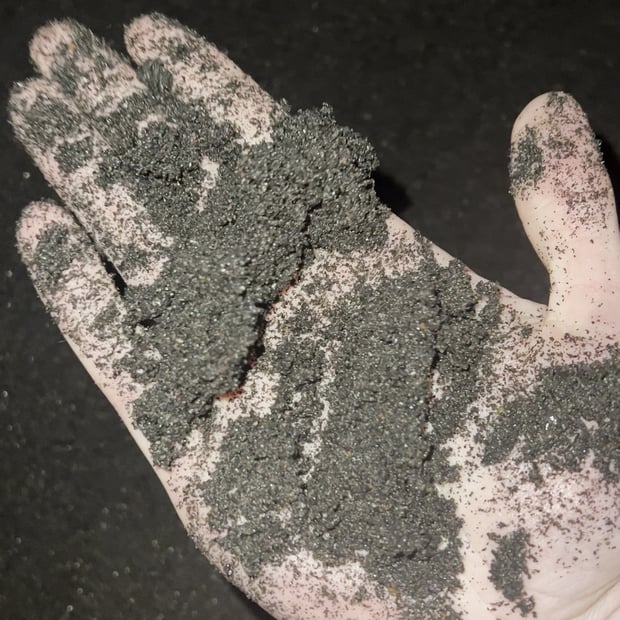 Photo of Black sand at the black sand beach