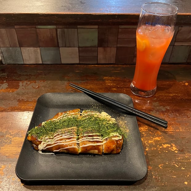 Photo of Okonomiyaki (savory pancake)