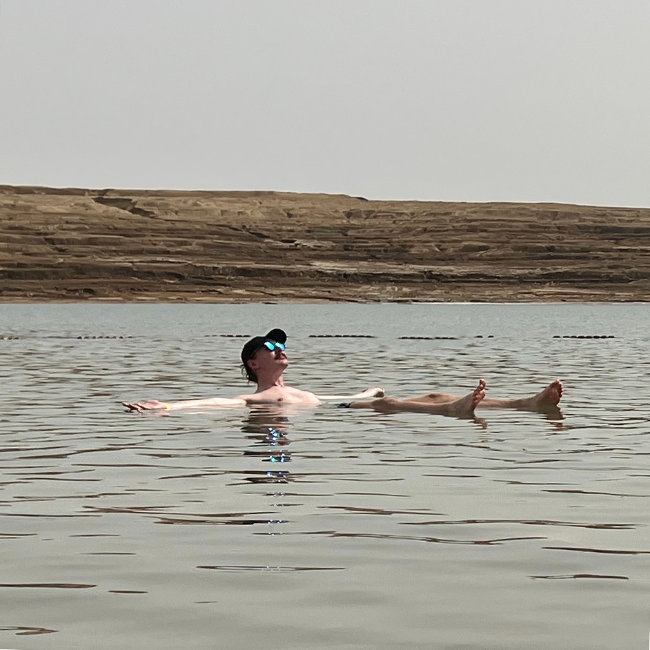 Photo of Floating in the Dead Sea