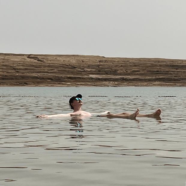 Photo of Floating in the Dead Sea
