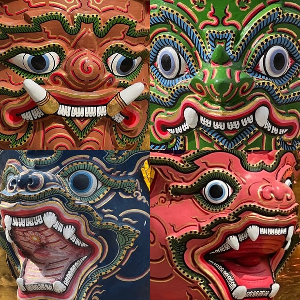 Photo of Statues at the Grand Palace