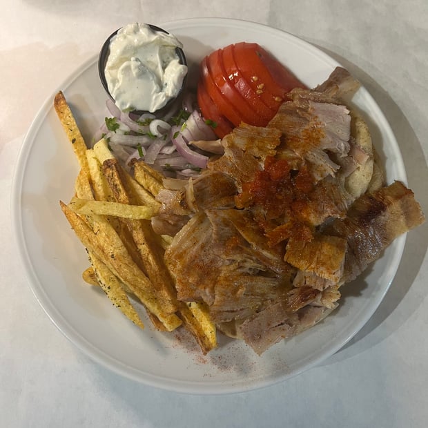 Photo of 80% of my diet was gyros 😋