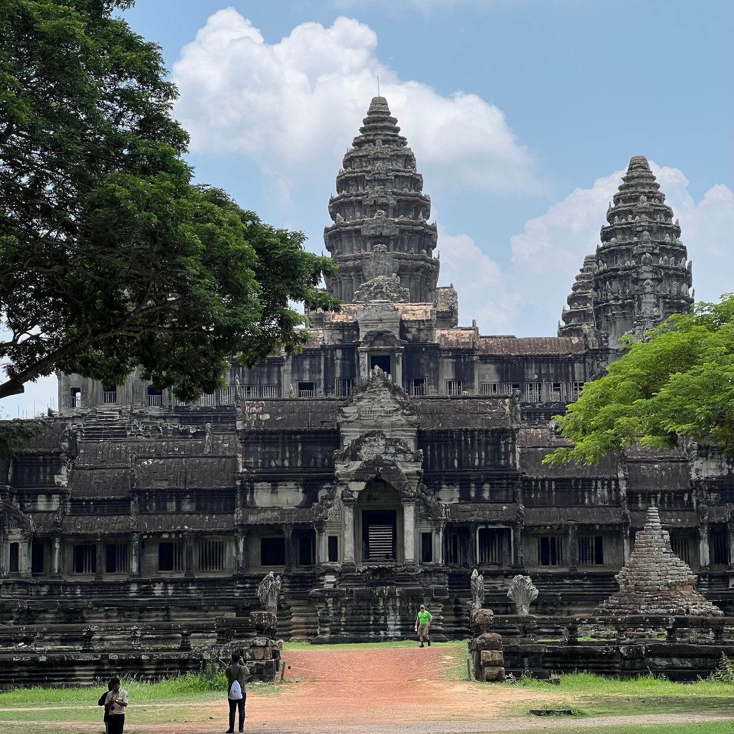 Photo of Angkor Wat (backside)