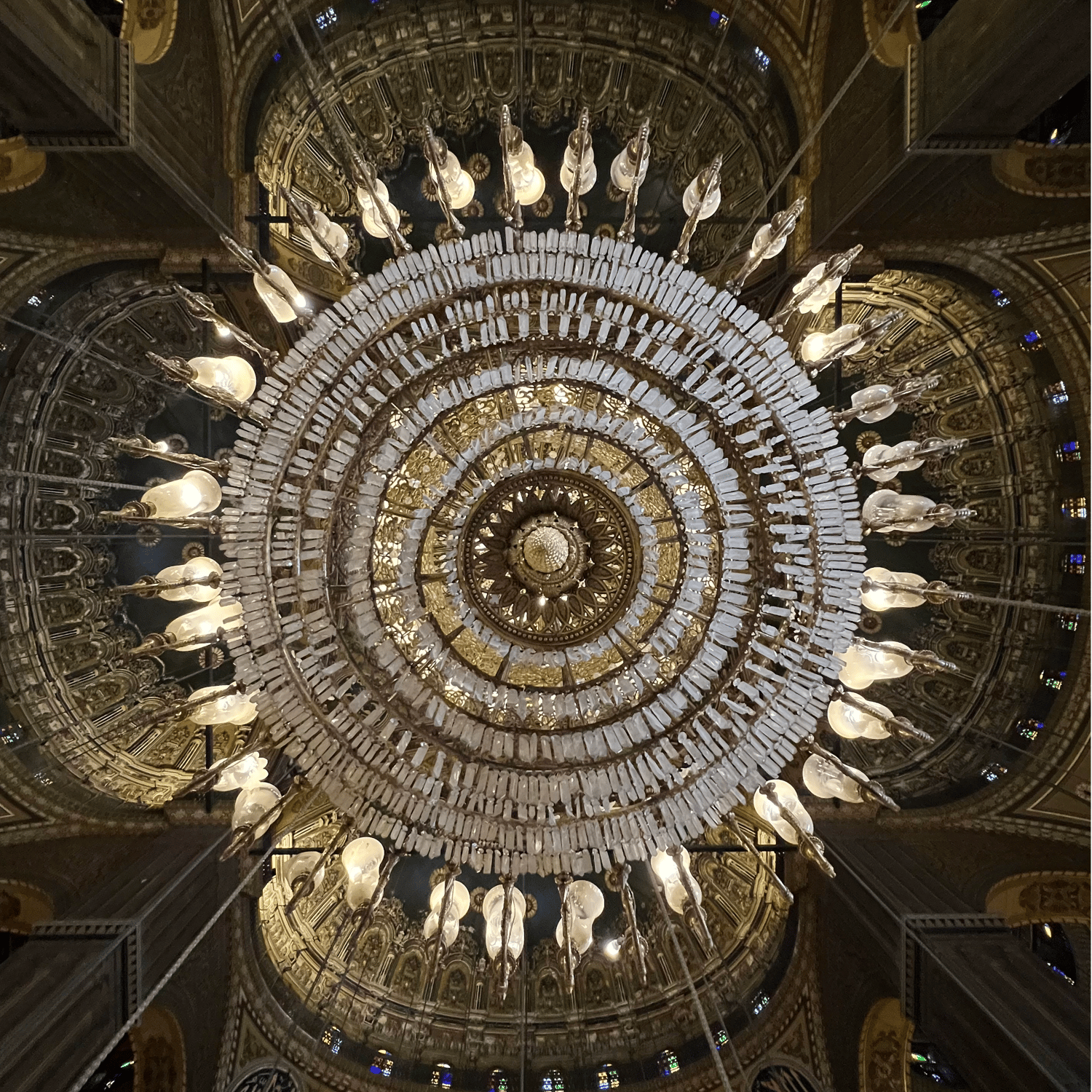 Photo of Mosque of Muhammad Ali's chandelier