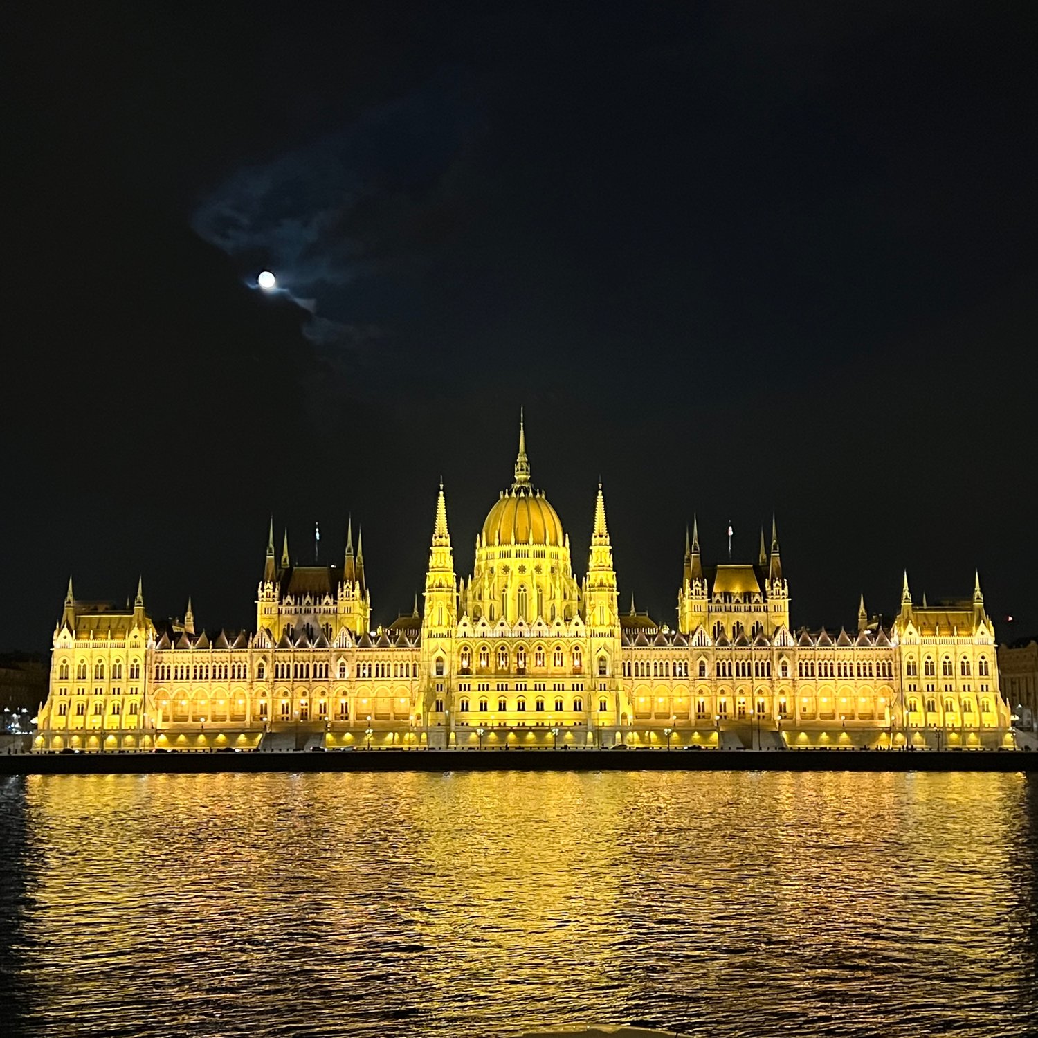 Photo of Hungarian Parliament Building (night)