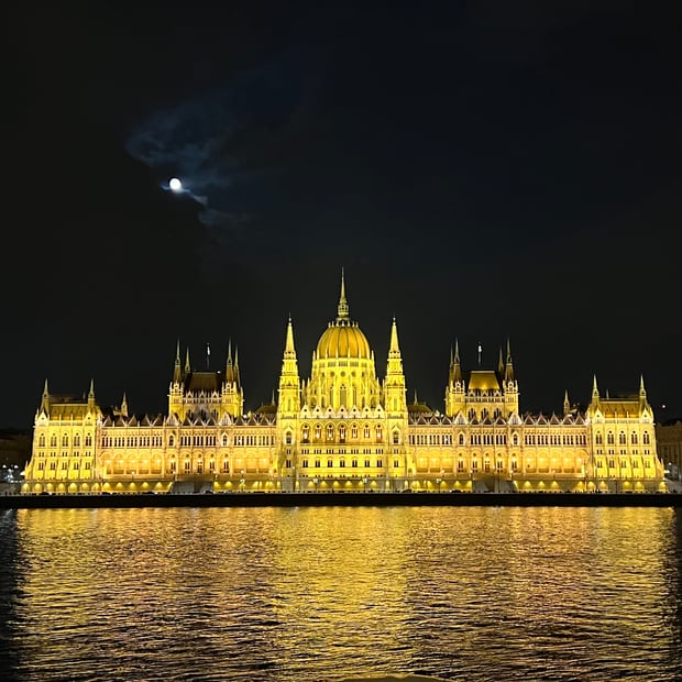 Photo of Hungarian Parliament Building (night)