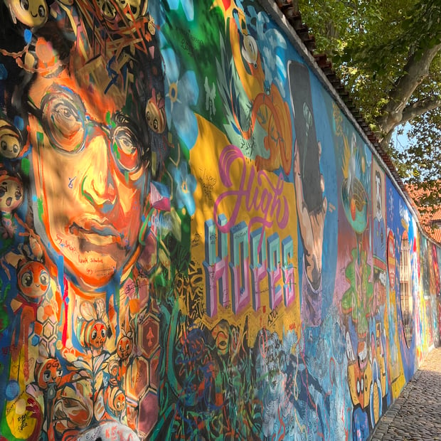 Photo of Lennon Wall