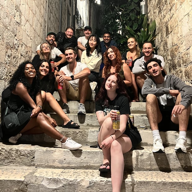 Photo of Party in the streets of Dubrovnik