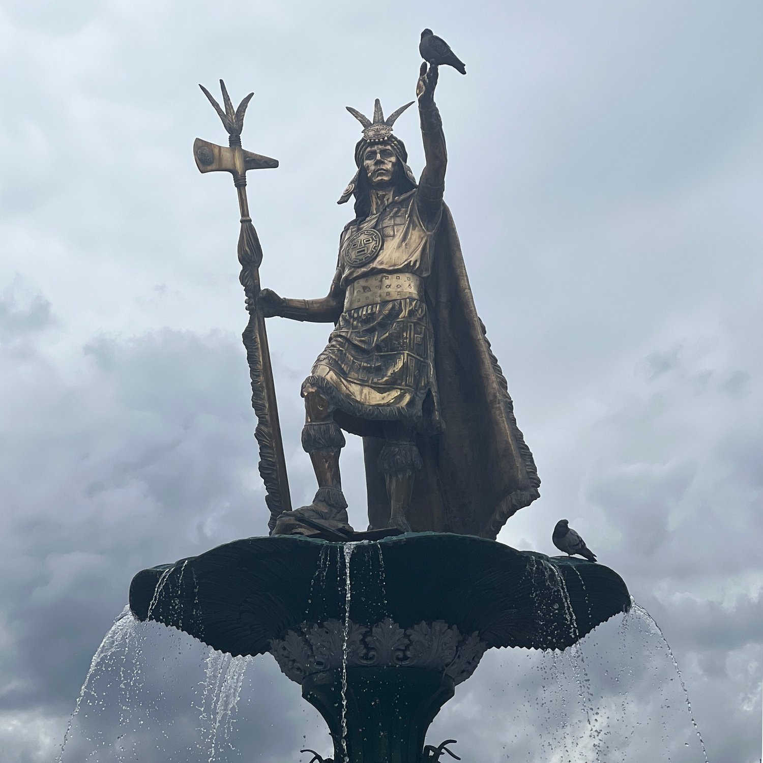 Photo of Statue of Pachacuti in Plaza de Armas, Cusco 