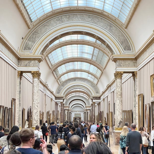 Photo of The Louvre's Grande Galerie