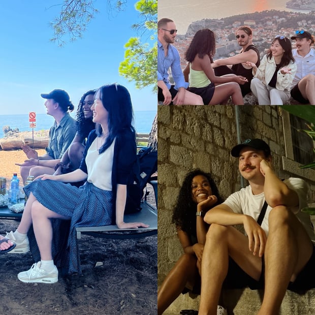 Photo of Dubrovnik friends collage (right)