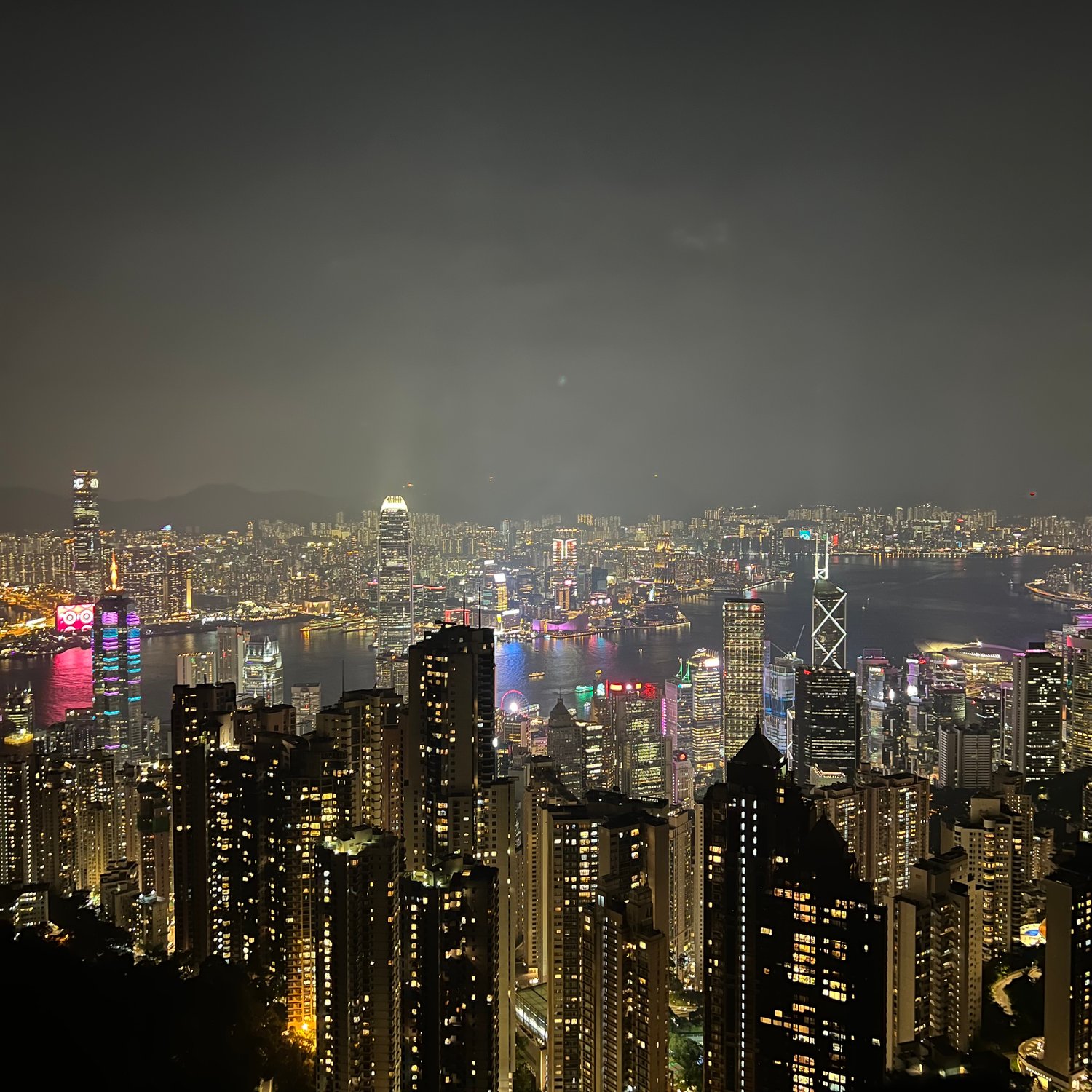 Photo of Hong Kong from Victoria Peak