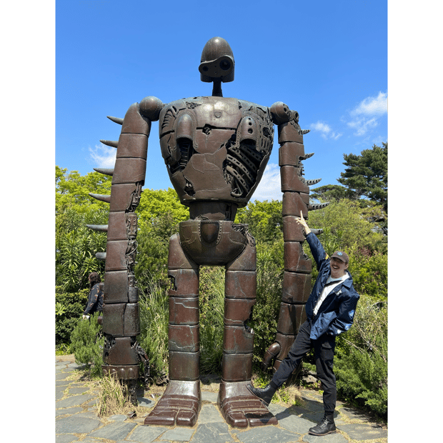 Photo of Castle in the Sky Robot at the Ghibli Museum