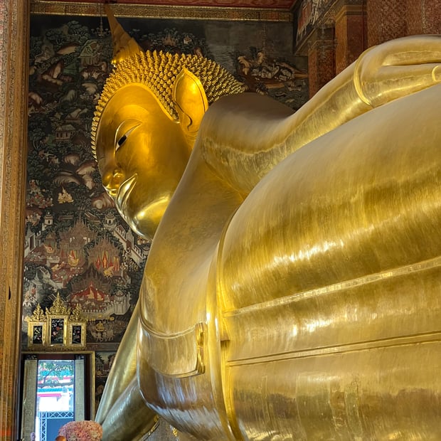 Photo of Reclining Buddha at Wat Pho