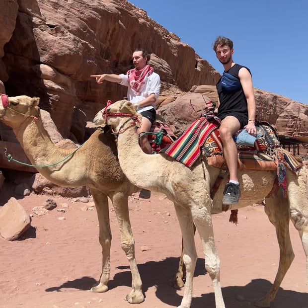 Photo of Saddling up for a camel ride