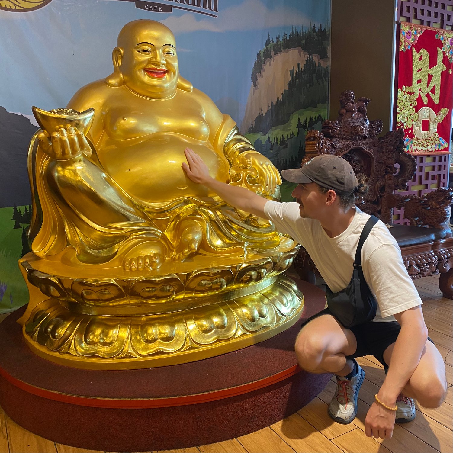 Photo of Rubbing the Buddha's belly