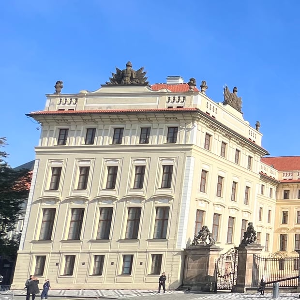 Photo of Prague Castle (left)