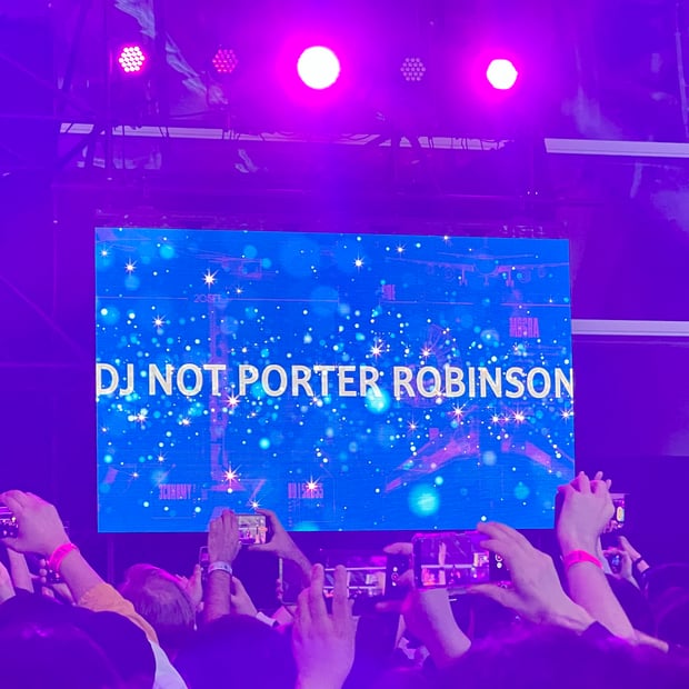 Photo of DJ NOT PORTER ROBINSON!
