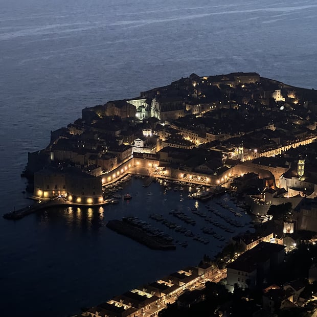 Photo of Dubrovnik from Mount Srd