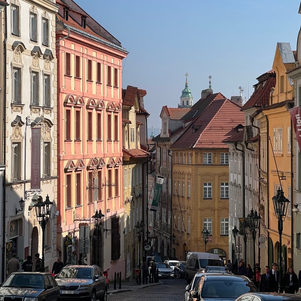 Photo of Street leading back down to the old town