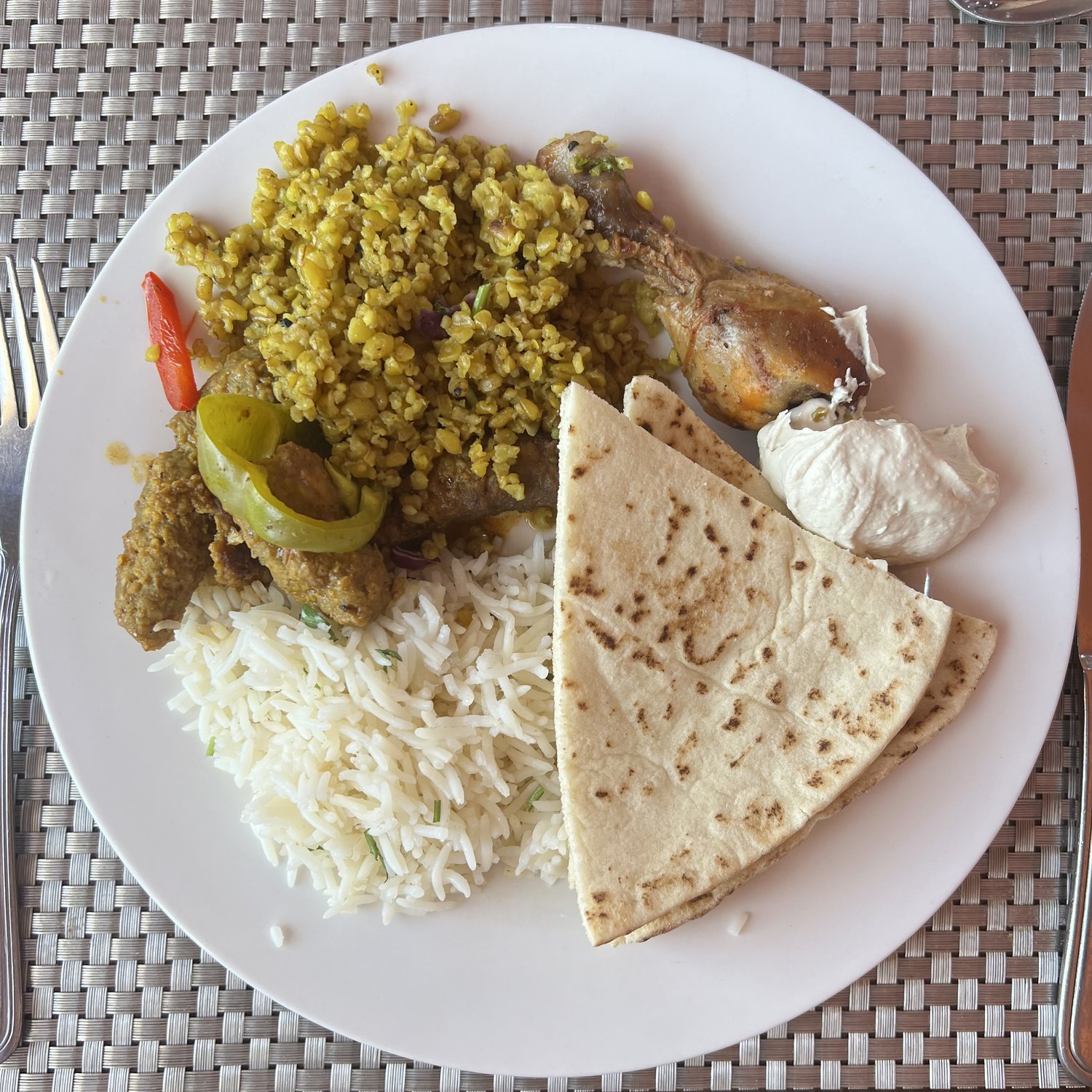Photo of Jordanian buffet food