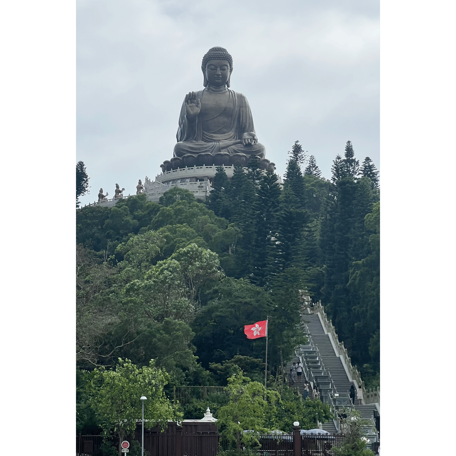 Photo of Big Buddha on Lantau Island
