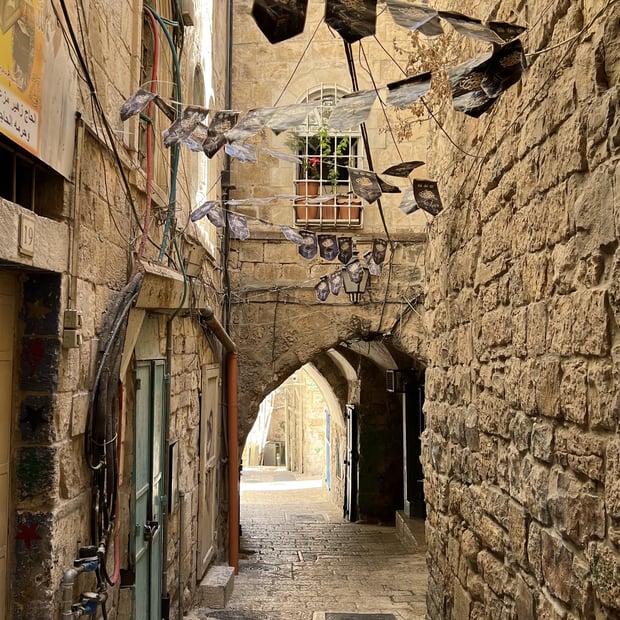 Photo of Cobblestone streets of Old City Jerusalem